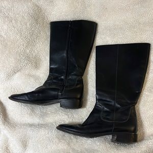 LL Bean Leather Tall Boots, fair used condition